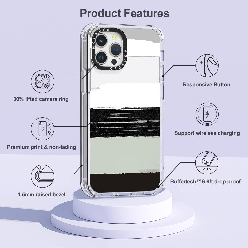 Brushing Phone Case - iPhone 12 Pro Max Case - MOSNOVO