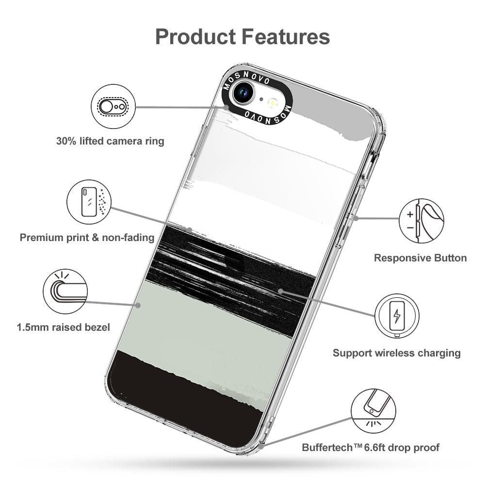 Brushing Phone Case - iPhone SE 2020 Case - MOSNOVO