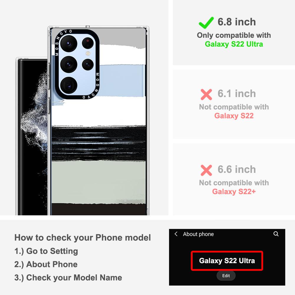 Paint Brush Phone Case - Samsung Galaxy S22 Ultra Case - MOSNOVO