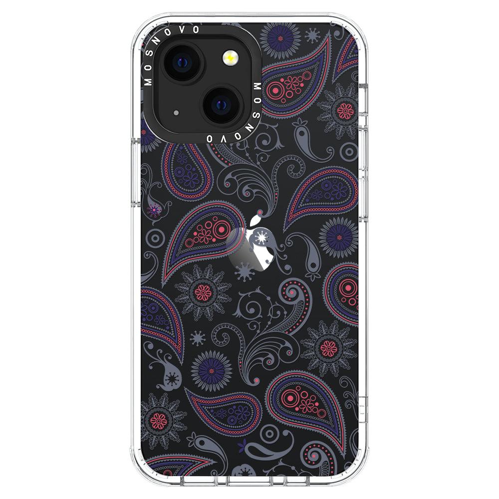 Paisley Phone Case - iPhone 13 Mini Case - MOSNOVO