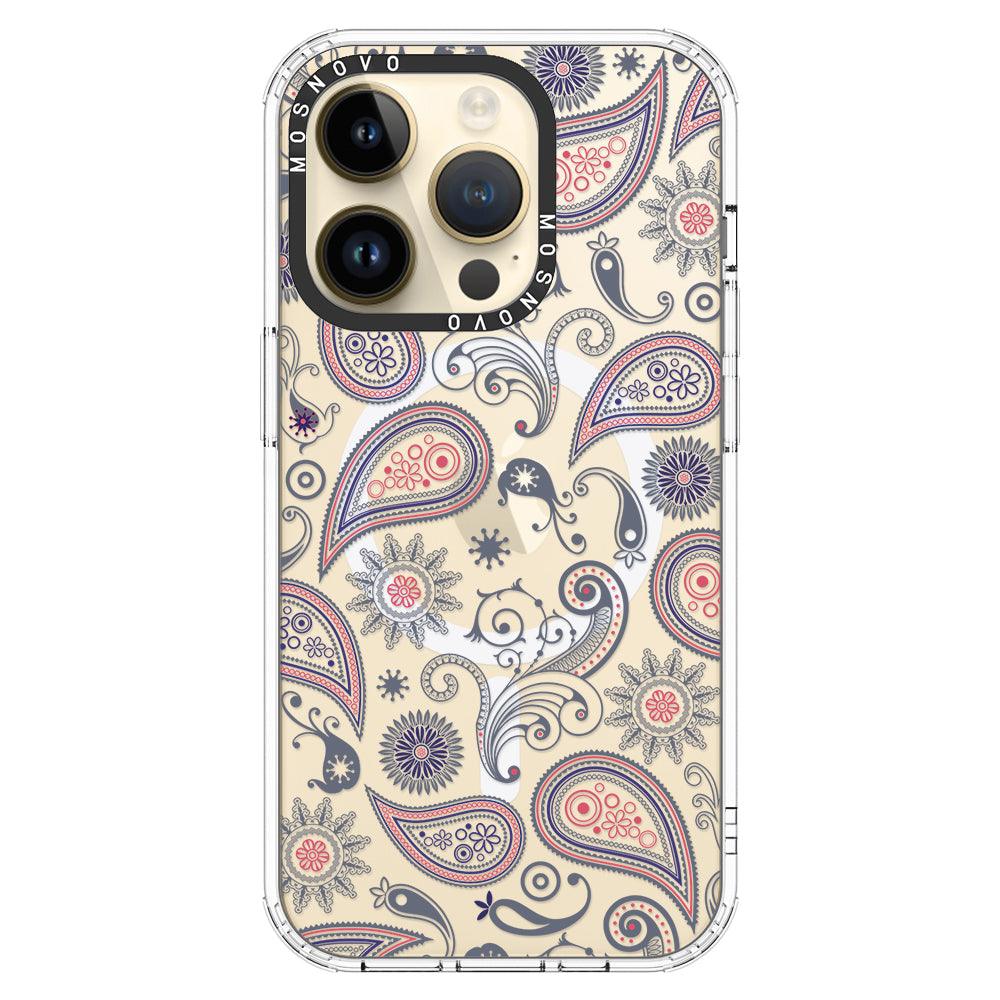 Paisley Phone Case - iPhone 14 Pro Case - MOSNOVO