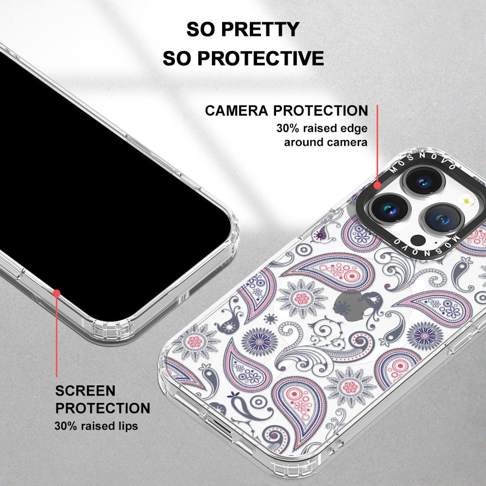 Paisley Phone Case - iPhone 14 Pro Case - MOSNOVO