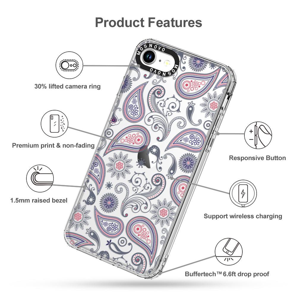 Paisley Phone Case - iPhone 7 Case - MOSNOVO