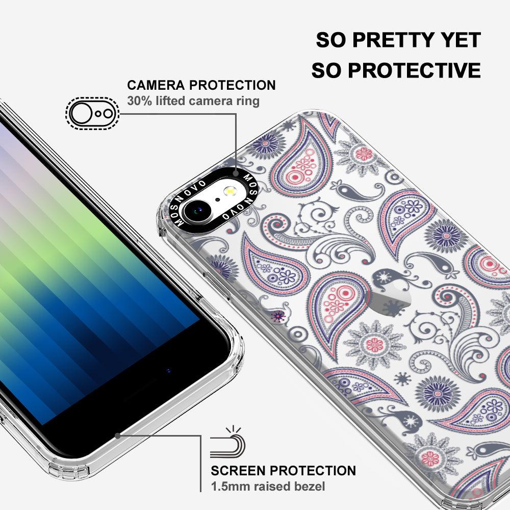 Paisley Phone Case - iPhone SE 2020 Case - MOSNOVO