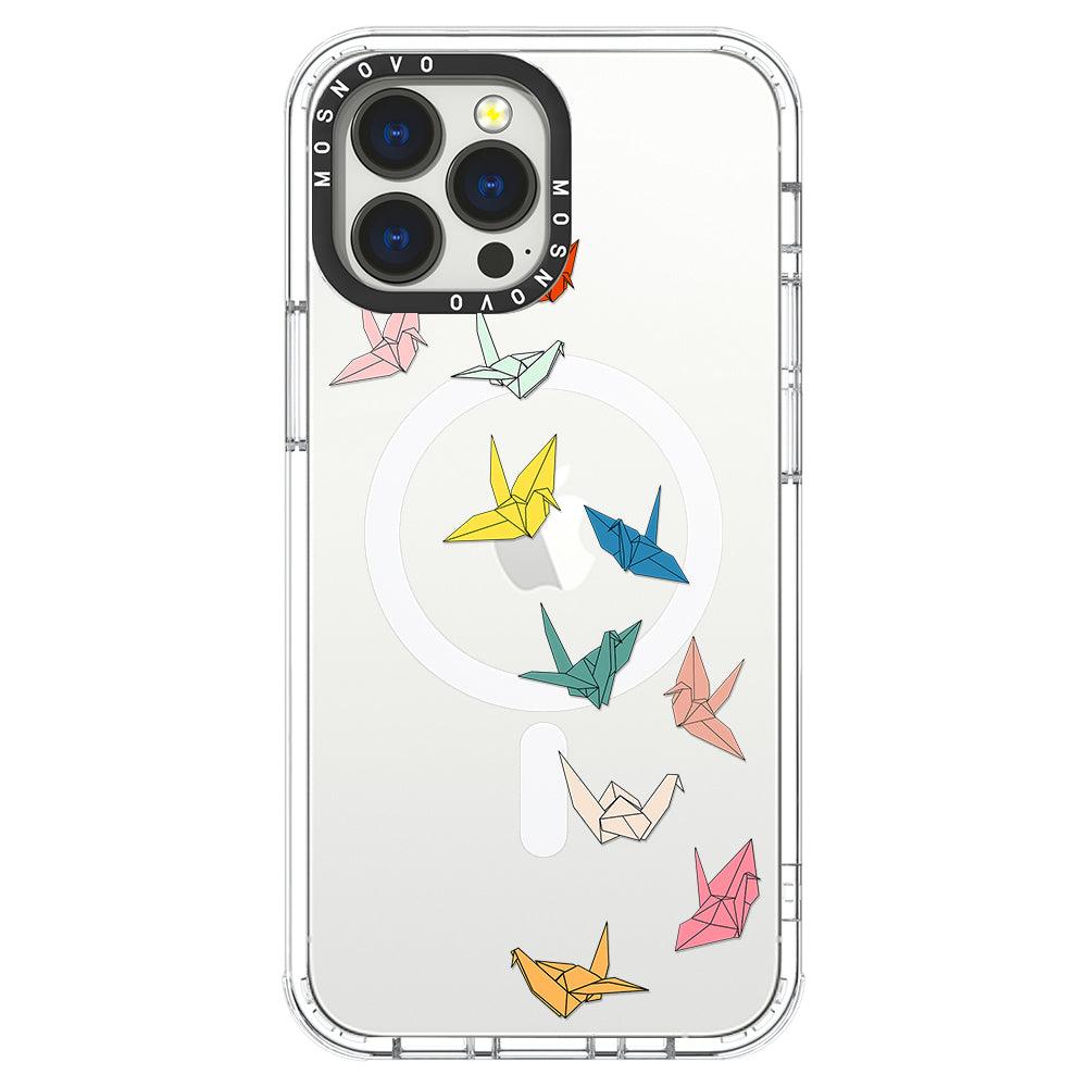 Paper Crane Phone Case - iPhone 13 Pro Max Case - MOSNOVO