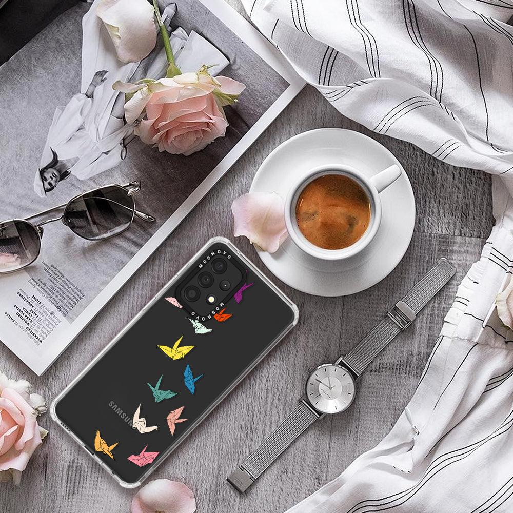 Paper Crane Phone Case - Samsung Galaxy A52 & A52s Case - MOSNOVO