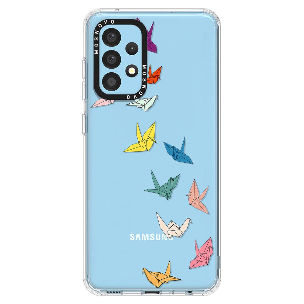 Paper Crane Phone Case - Samsung Galaxy A52 & A52s Case - MOSNOVO