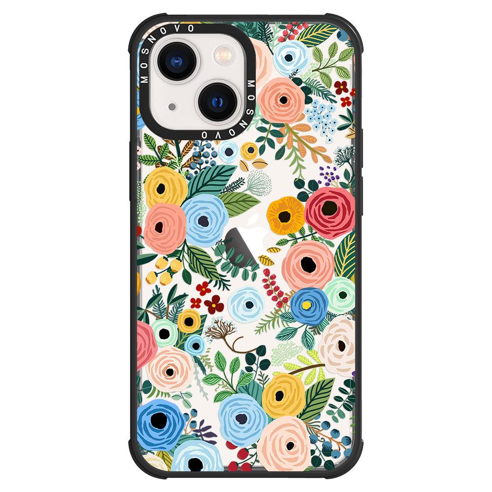 Pastel Perfection Flower Phone Case - iPhone 13 Case - MOSNOVO