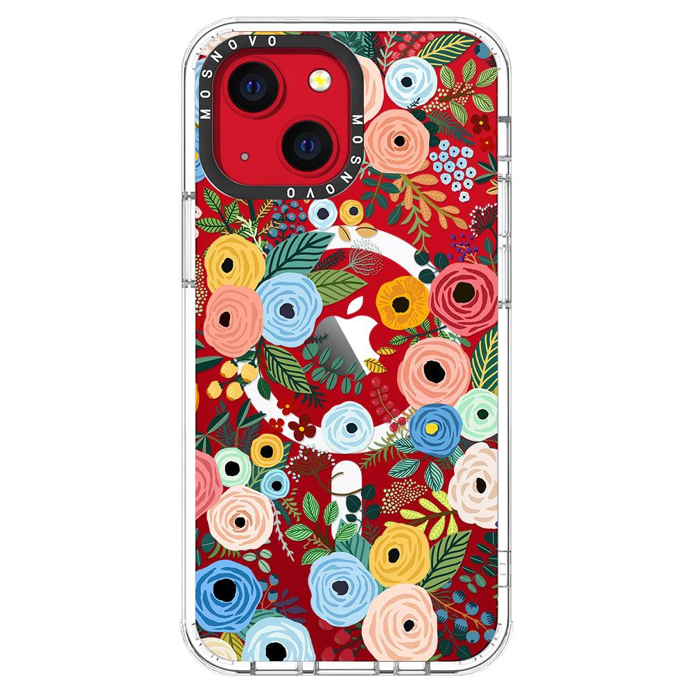 Pastel Perfection Flower Phone Case - iPhone 13 Case - MOSNOVO