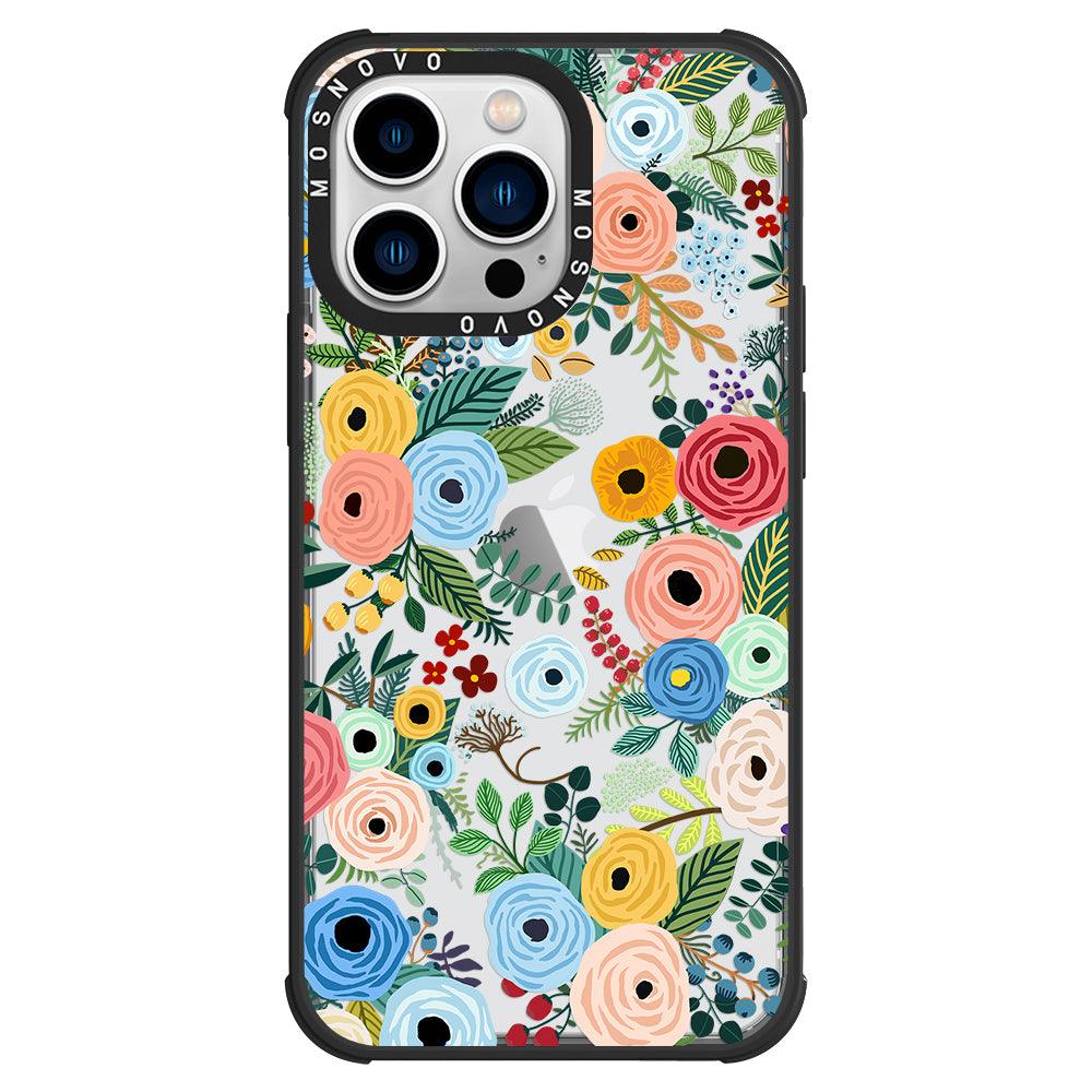 Pastel Perfection Flower Phone Case - iPhone 13 Pro Case - MOSNOVO