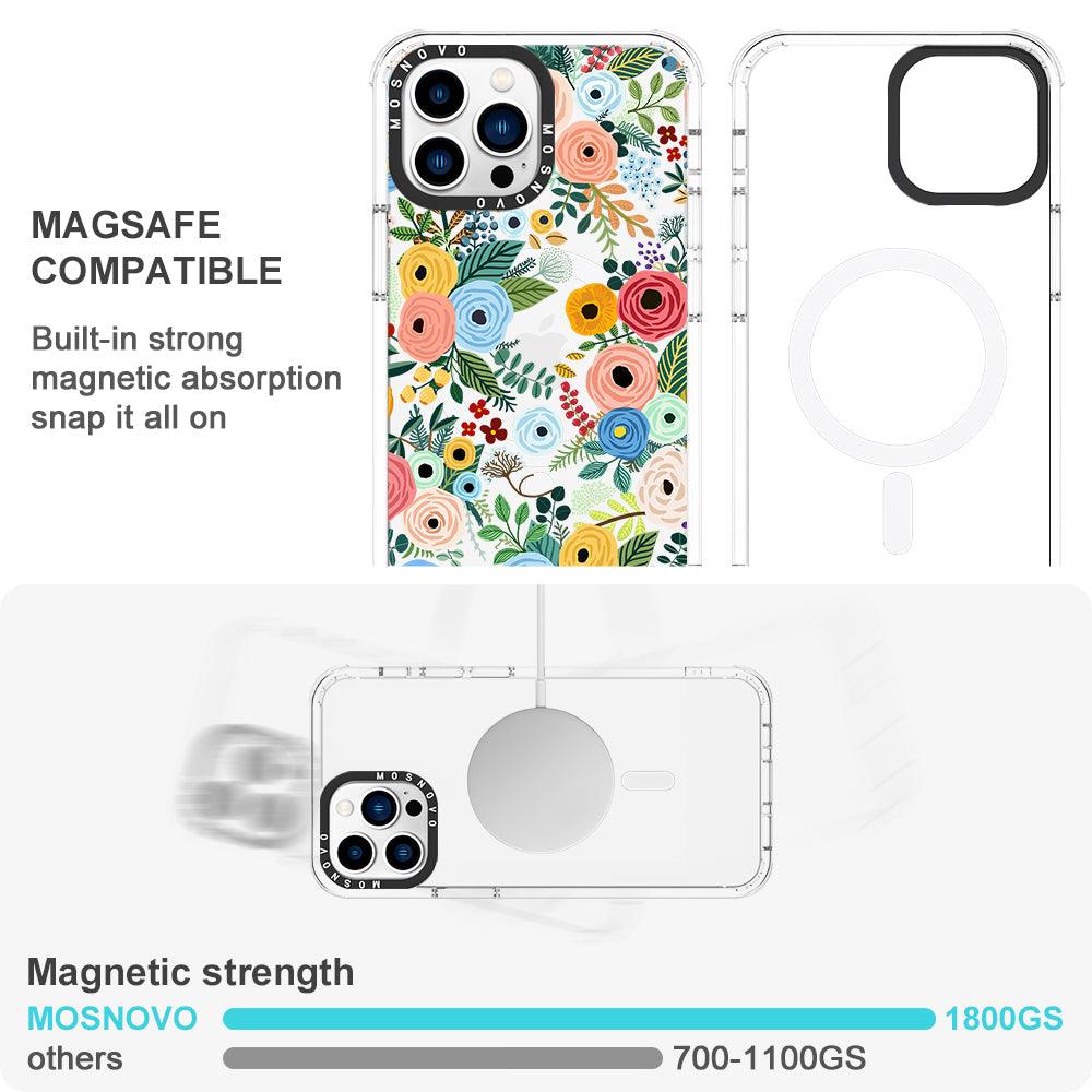 Pastel Perfection Flower Phone Case - iPhone 13 Pro Case - MOSNOVO