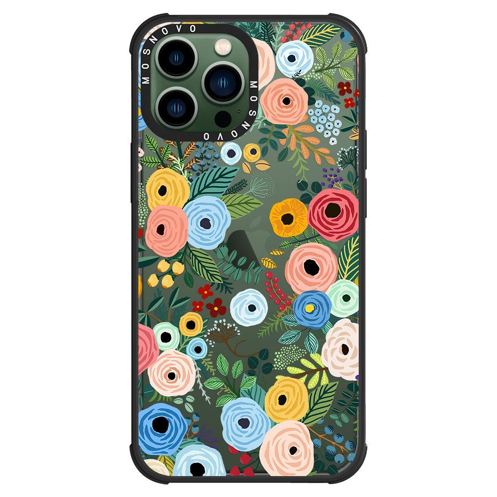Pastel Perfection Flower Phone Case - iPhone 13 Pro Max Case - MOSNOVO