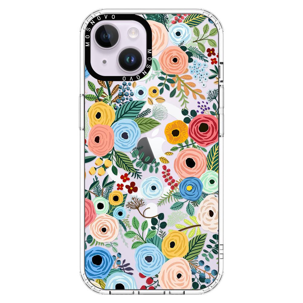 Pastel Perfection Flower Phone Case - iPhone 14 Case - MOSNOVO