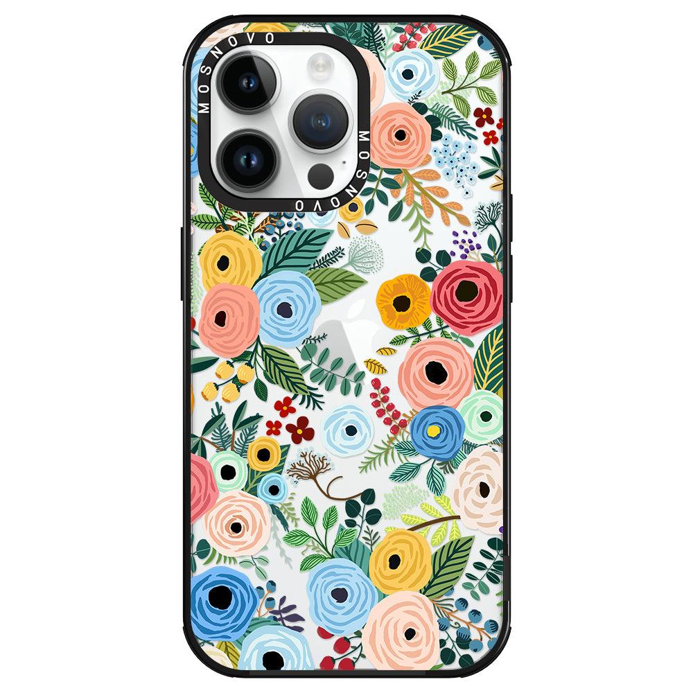 Pastel Perfection Flower Phone Case - iPhone 14 Pro Max Case - MOSNOVO