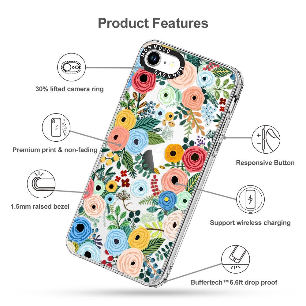 Pastel Perfection Flower Phone Case - iPhone 8 Case - MOSNOVO