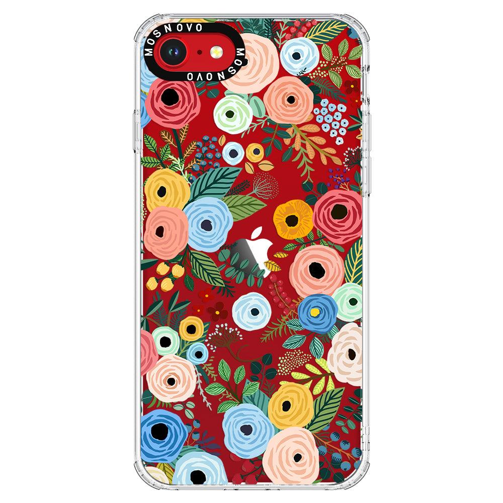 Pastel Perfection Flower Phone Case - iPhone SE 2022 Case - MOSNOVO