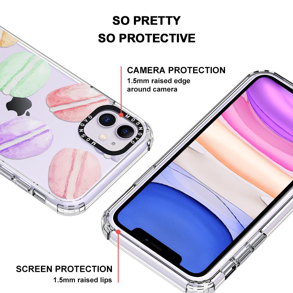 Pastel Macaron Phone Case - iPhone 11 Case - MOSNOVO