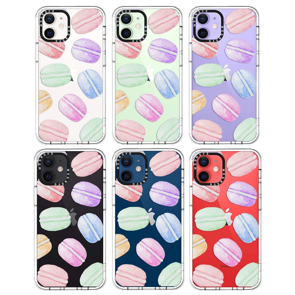 Pastel Macaron Phone Case - iPhone 12 Mini Case - MOSNOVO