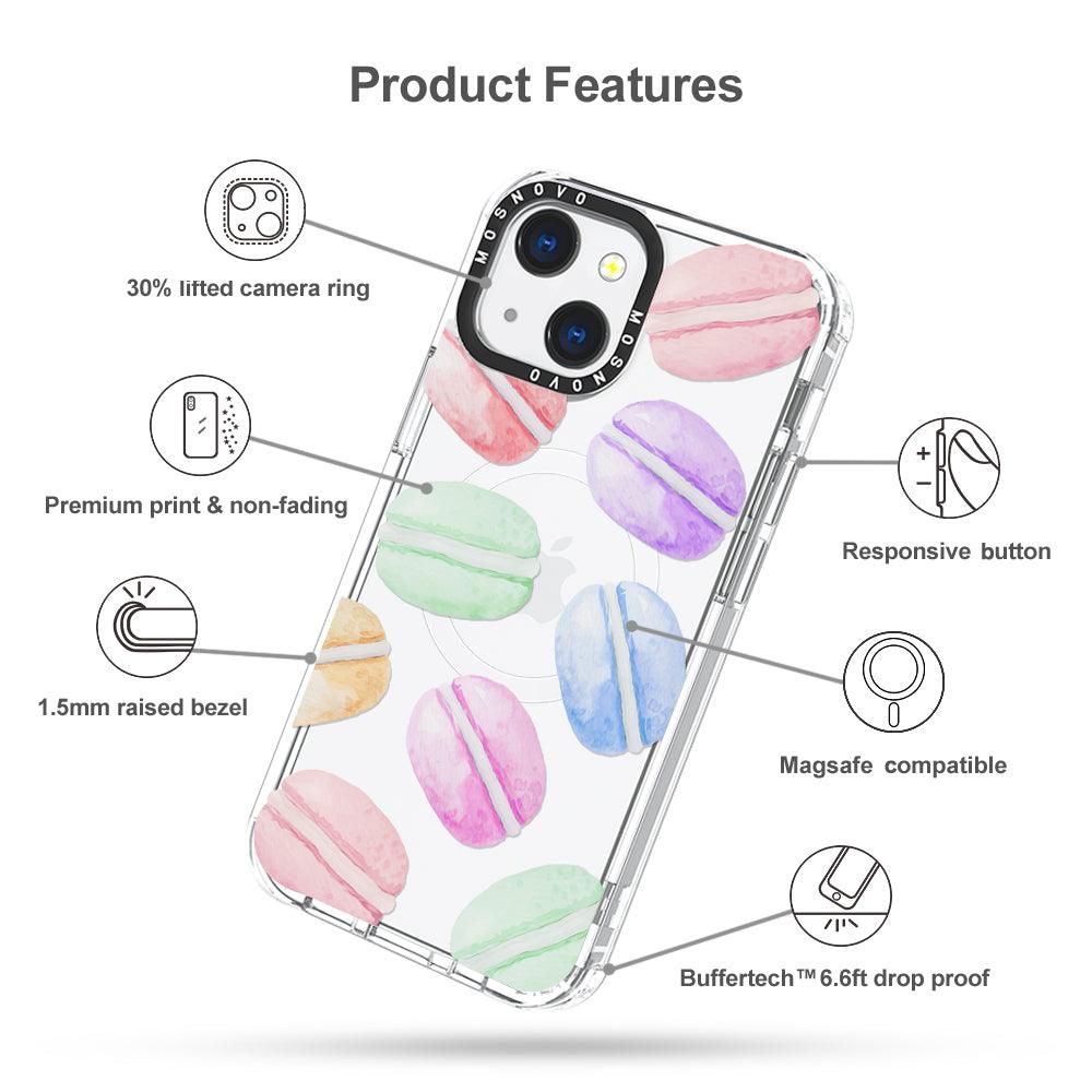 Pastel Macaron Phone Case - iPhone 13 Case - MOSNOVO