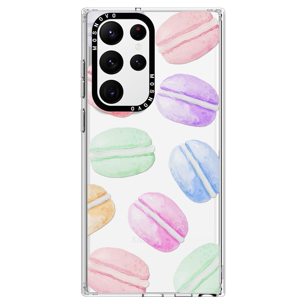 Pastel Macarons Phone Case - Samsung Galaxy S22 Ultra Case - MOSNOVO