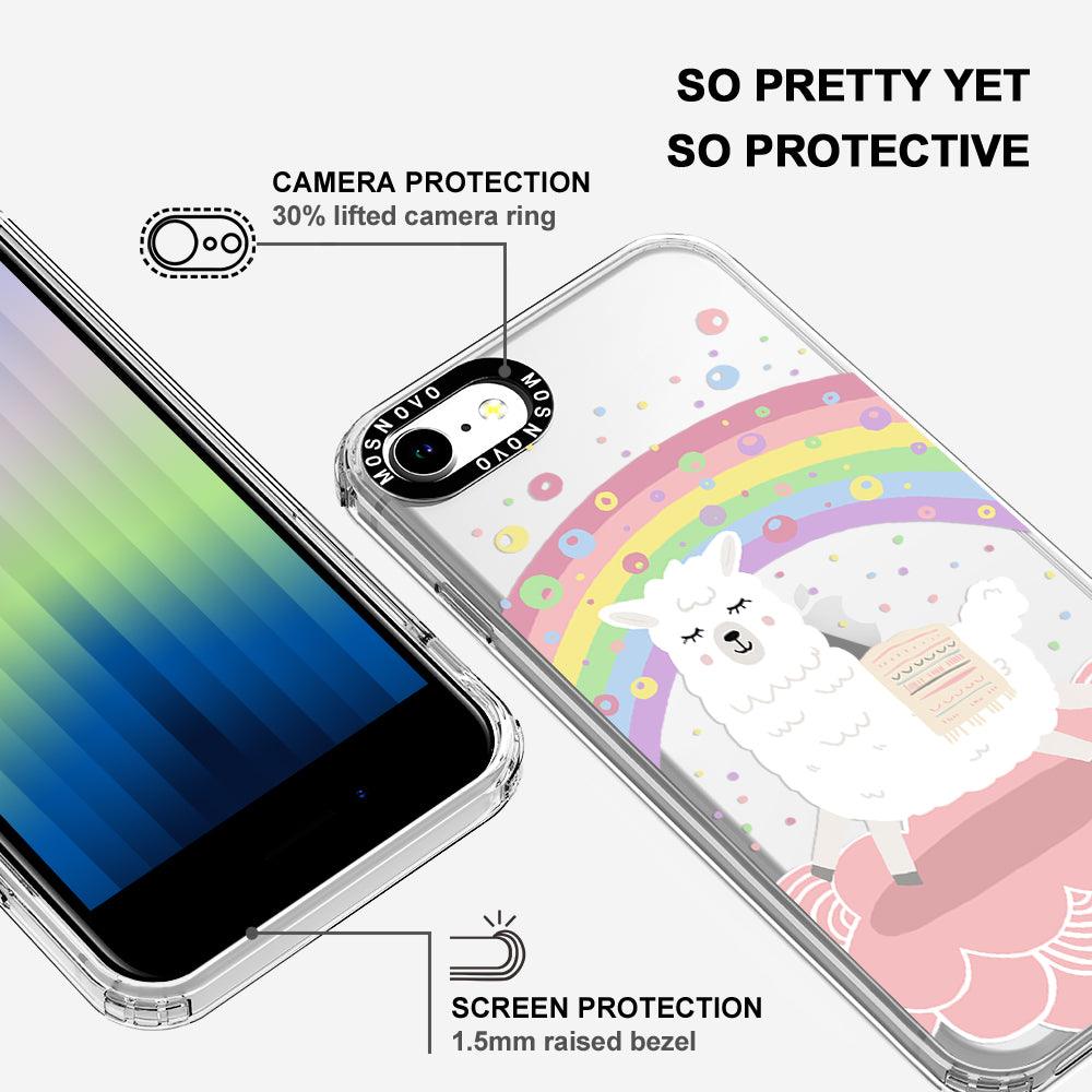 Rainbow Alpaca Phone Case - iPhone 7 Case - MOSNOVO