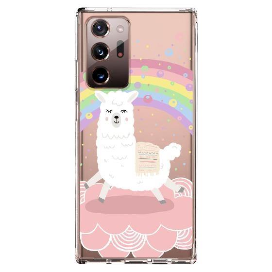 Rainbow Alpaca Phone Case - Samsung Galaxy Note 20 Ultra Case - MOSNOVO