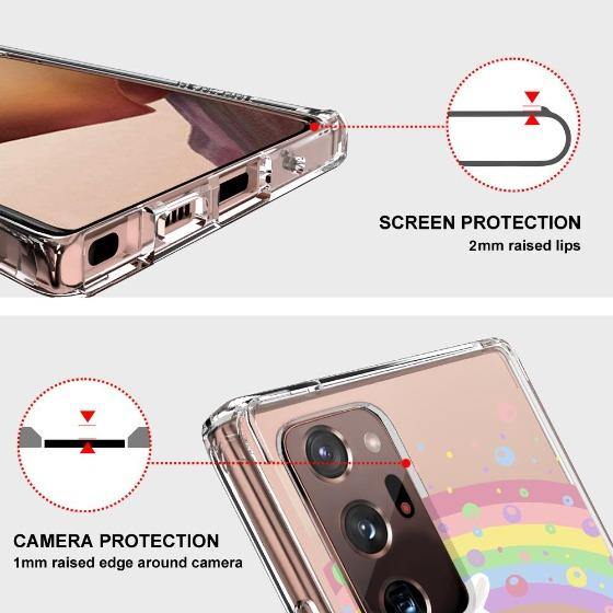 Rainbow Alpaca Phone Case - Samsung Galaxy Note 20 Ultra Case - MOSNOVO