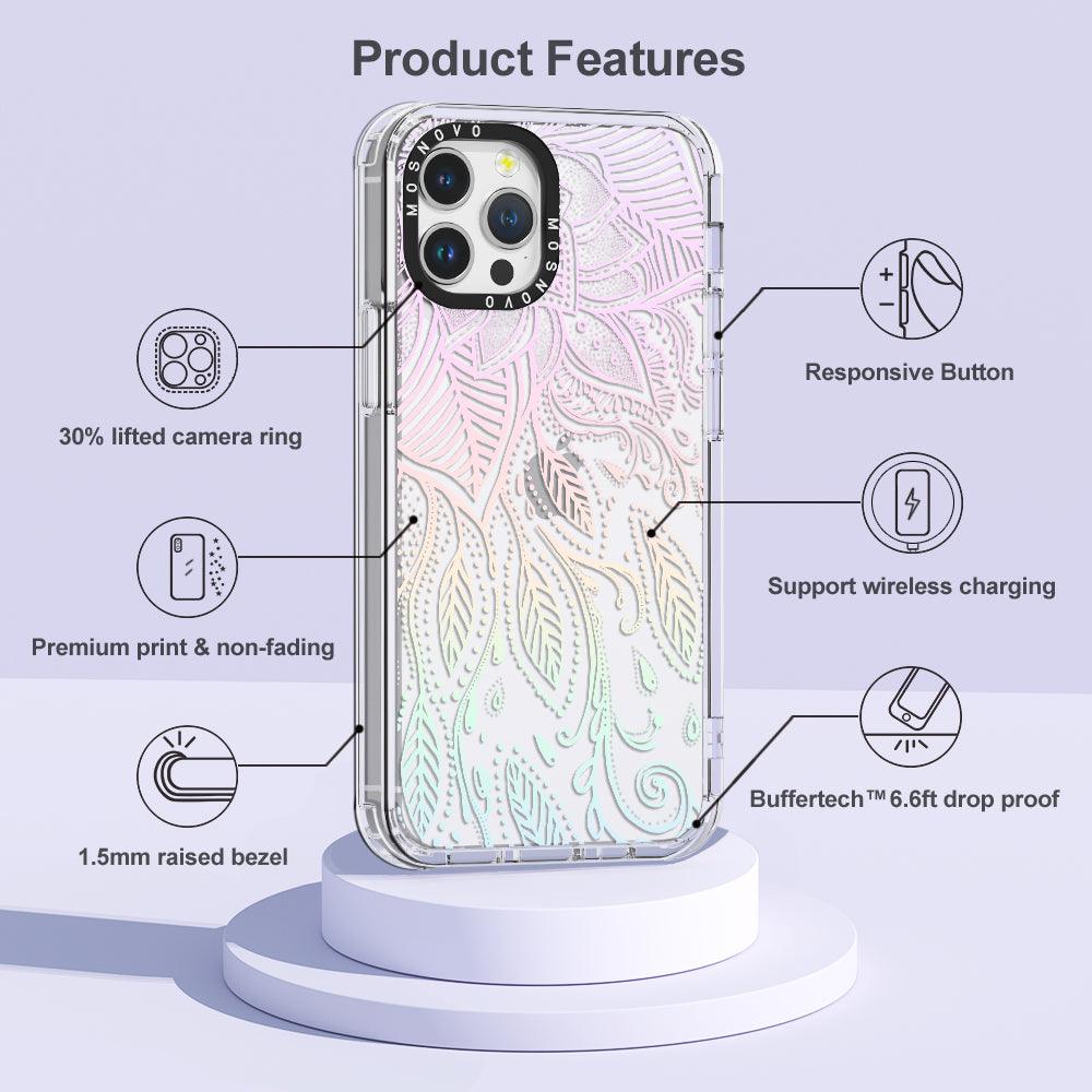 Dreamy Henna Phone Case - iPhone 12 Pro Max Case - MOSNOVO