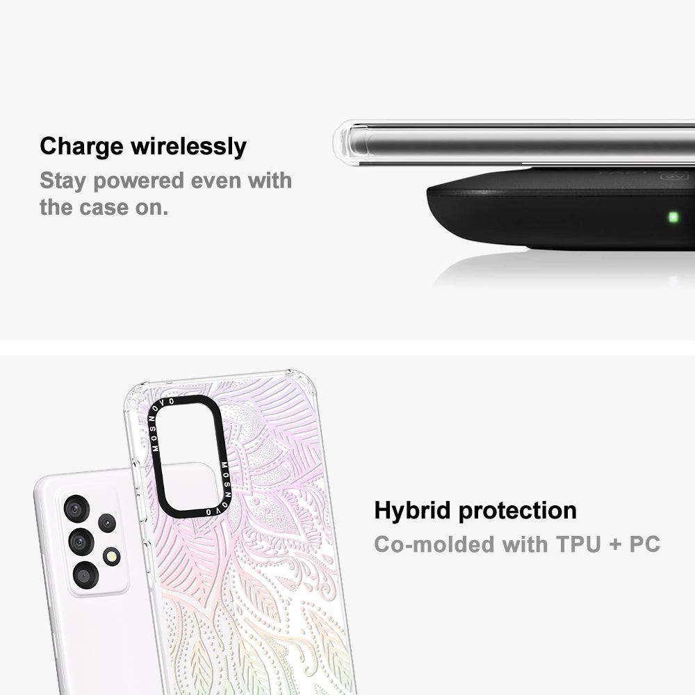 Pastel Rainbow Mandala Phone Case - Samsung Galaxy A52 & A52s Case - MOSNOVO