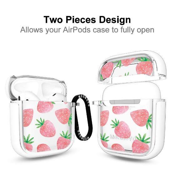 Strawberry AirPods 1/2 Case - MOSNOVO
