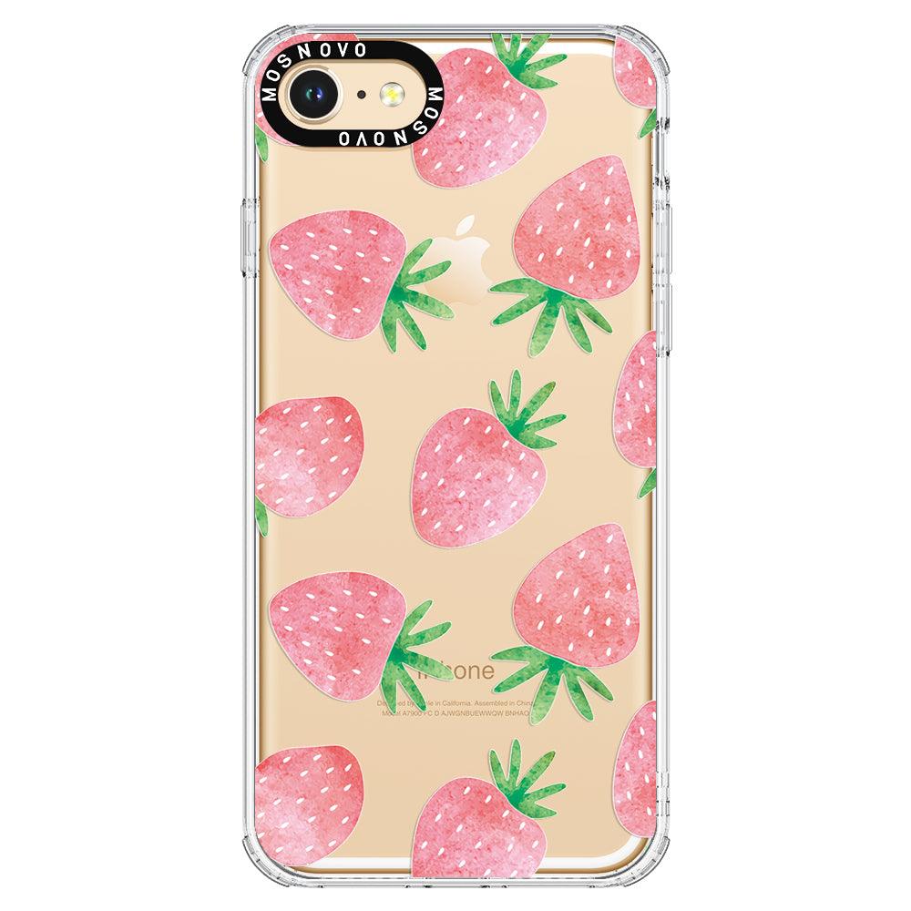 Pastel Strawberry Phone Case - iPhone 7 Case - MOSNOVO