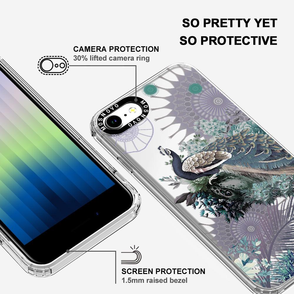 Peacock Phone Case - iPhone SE 2020 Case - MOSNOVO