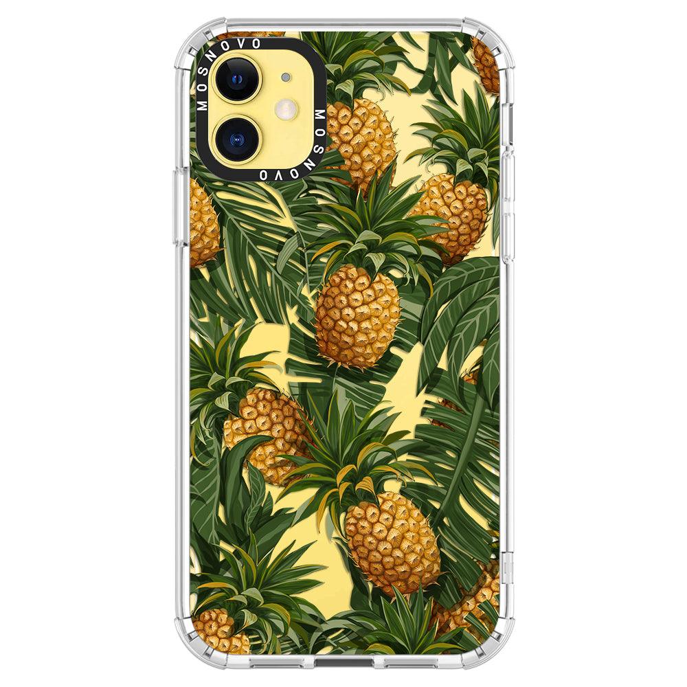 Pineapple Botany Phone Case - iPhone 11 Case - MOSNOVO