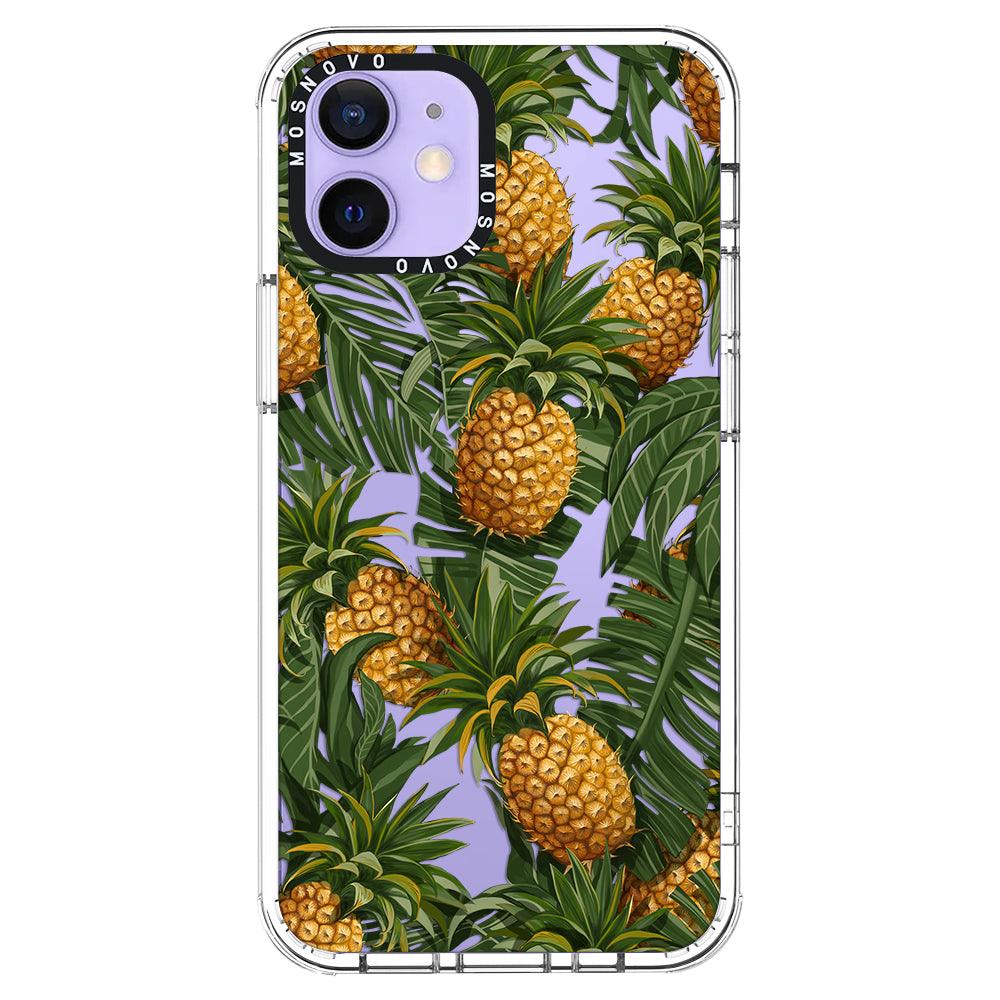 Pineapples Phone Case - iPhone 12 Mini Case - MOSNOVO