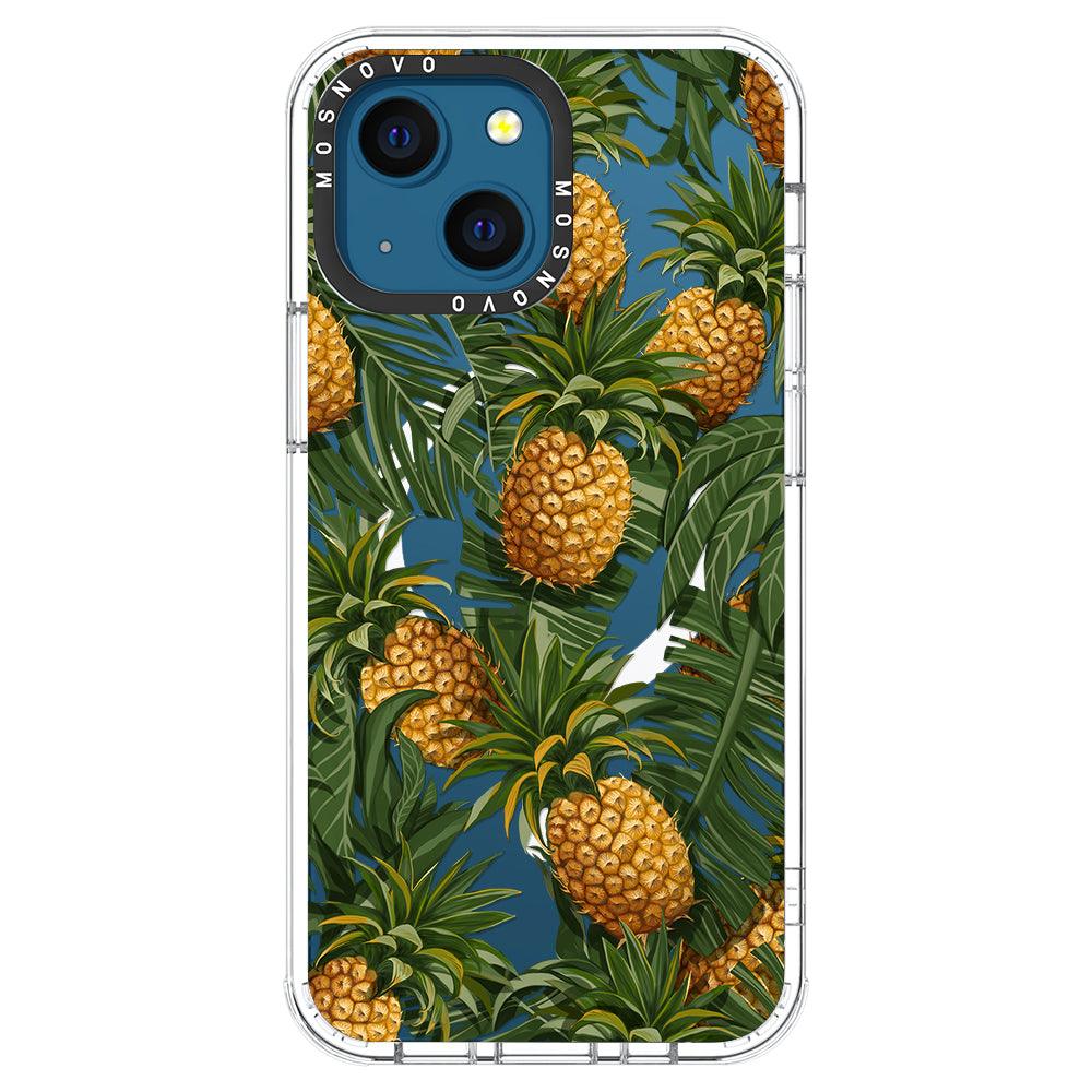 Pineapple Botany Phone Case - iPhone 13 Case - MOSNOVO