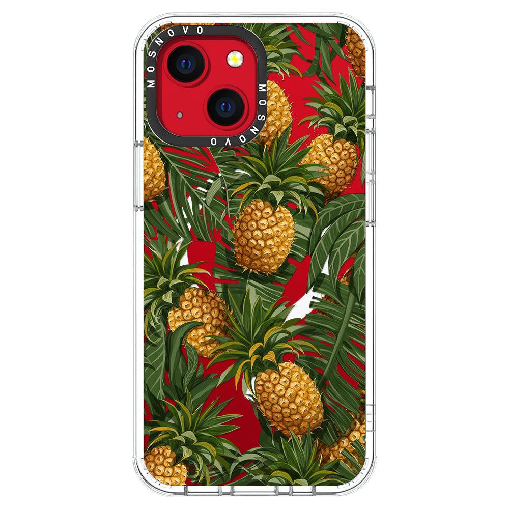 Pineapple Botany Phone Case - iPhone 13 Case - MOSNOVO