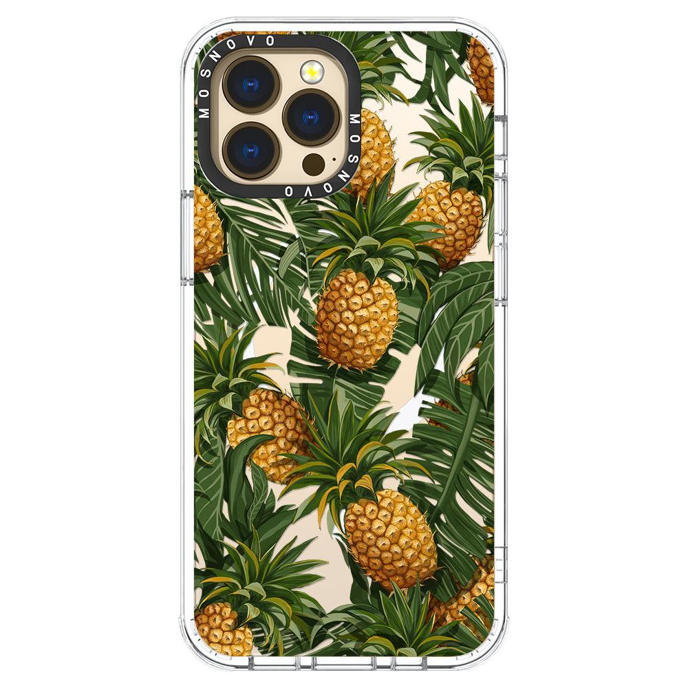 Pineapple Botany Phone Case - iPhone 13 Pro Max Case - MOSNOVO