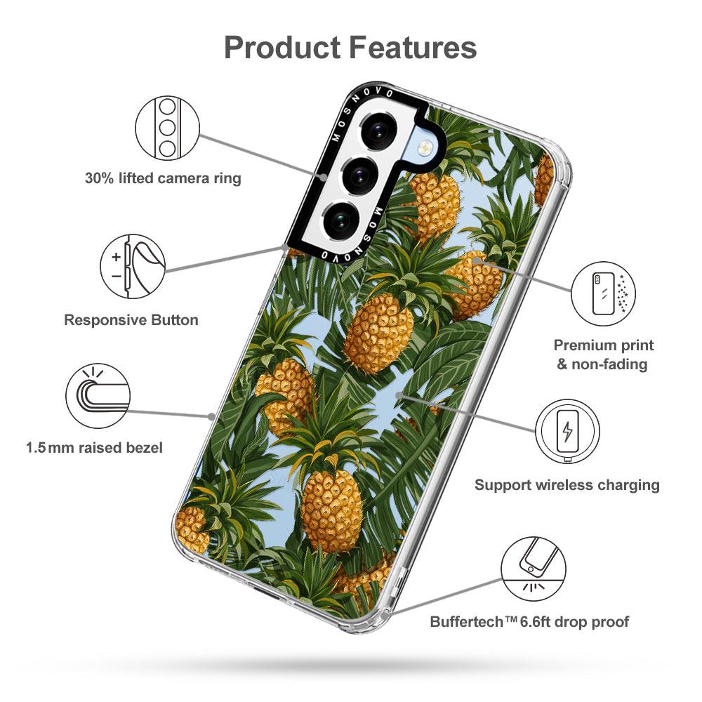 Pineapples Phone Case - Samsung Galaxy S22 Plus Case - MOSNOVO