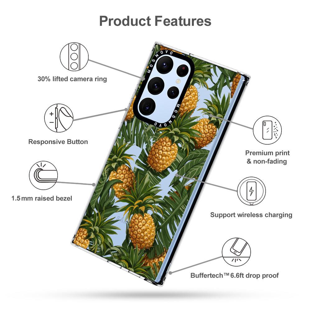 Pineapples Phone Case - Samsung Galaxy S22 Ultra Case - MOSNOVO