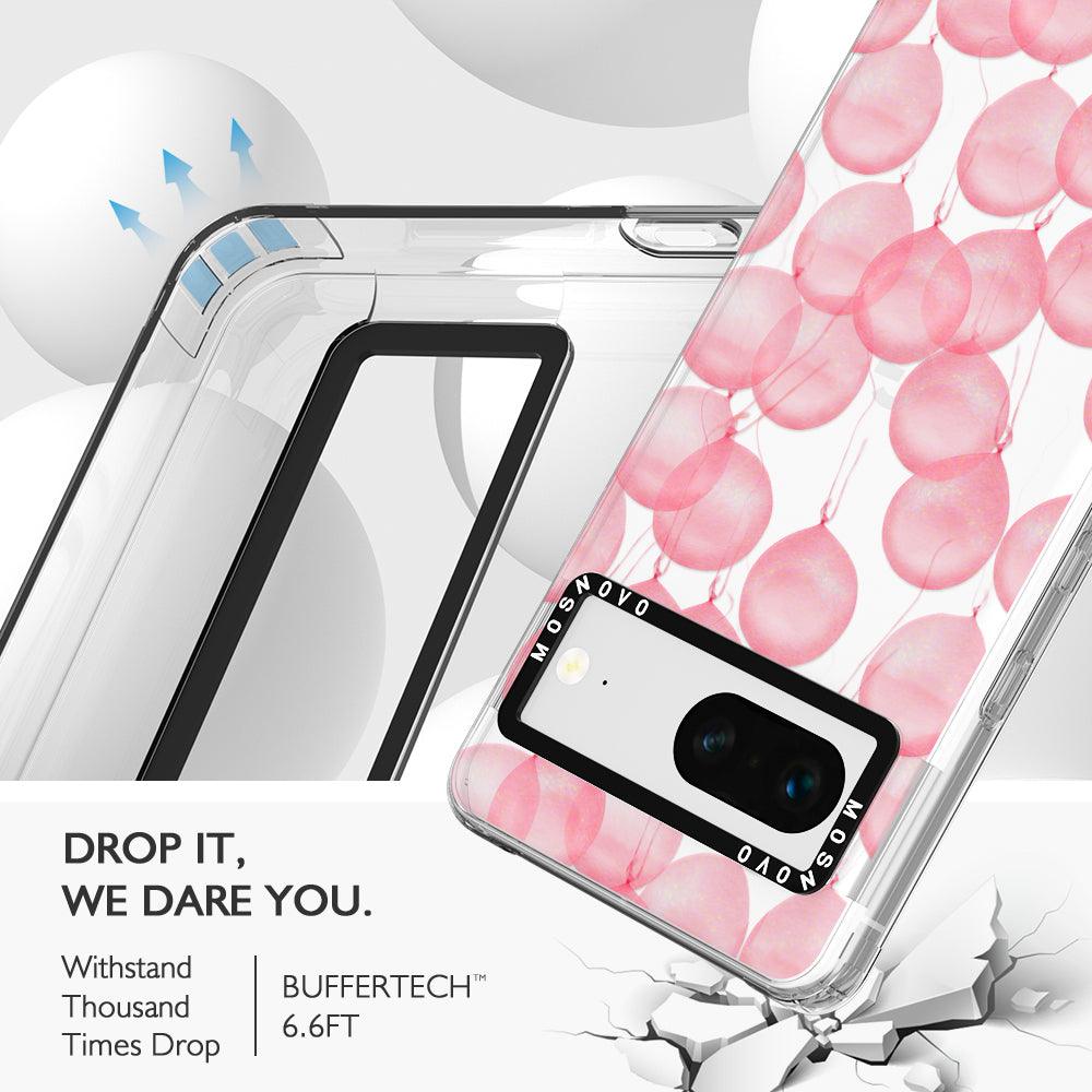 Pink Ballons Phone Case - Google Pixel 7 Case - MOSNOVO