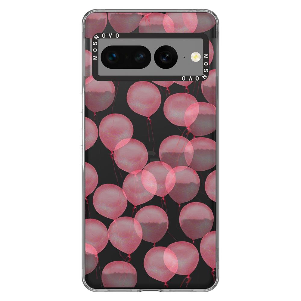 Pink Ballons Phone Case - Google Pixel 7 Pro Case - MOSNOVO