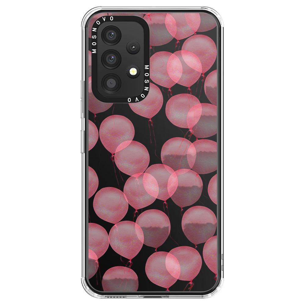 Pink Ballons Phone Case - Samsung Galaxy A53 Case - MOSNOVO