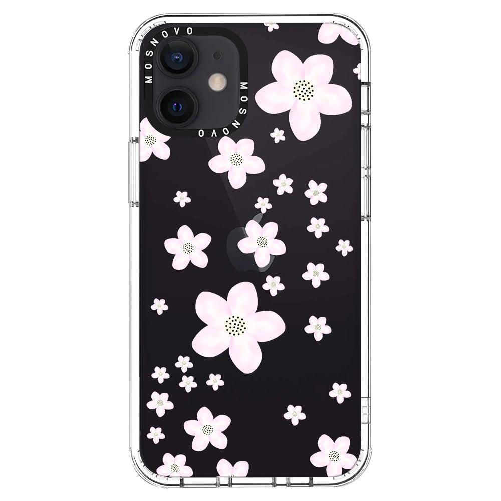 Pink Cherry Blossom Phone Case - iPhone 12 Case - MOSNOVO