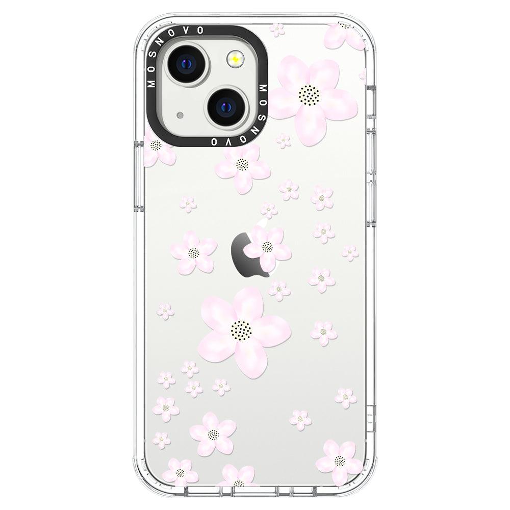 Pink Cherry Blossom Phone Case - iPhone 13 Case - MOSNOVO