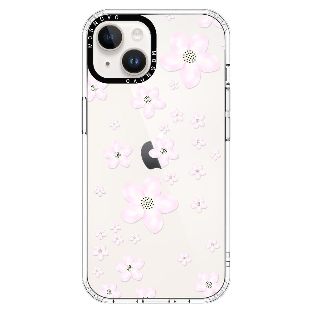 Pink Cherry Blossom Phone Case - iPhone 14 Case - MOSNOVO