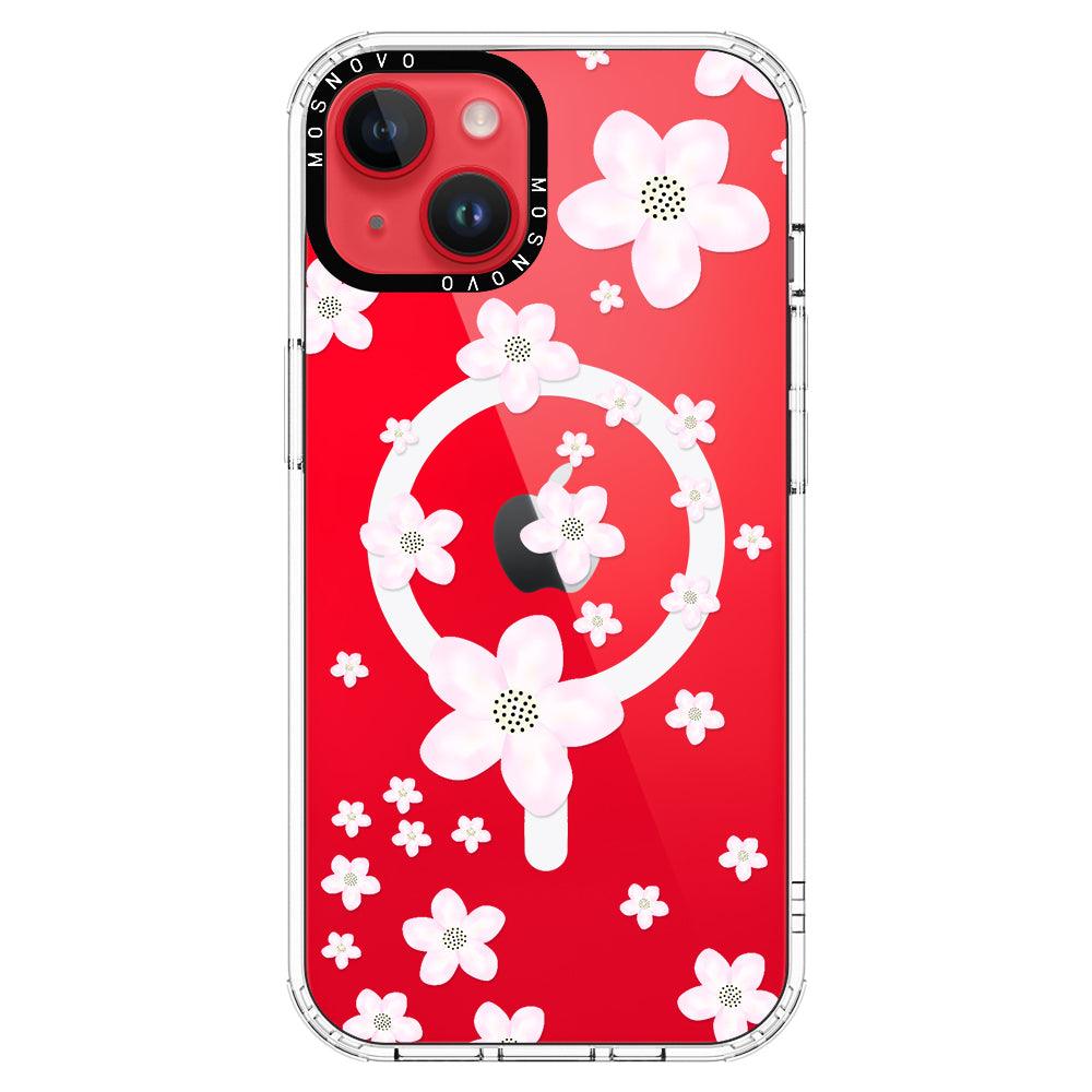 Pink Cherry Blossom Phone Case - iPhone 14 Case - MOSNOVO