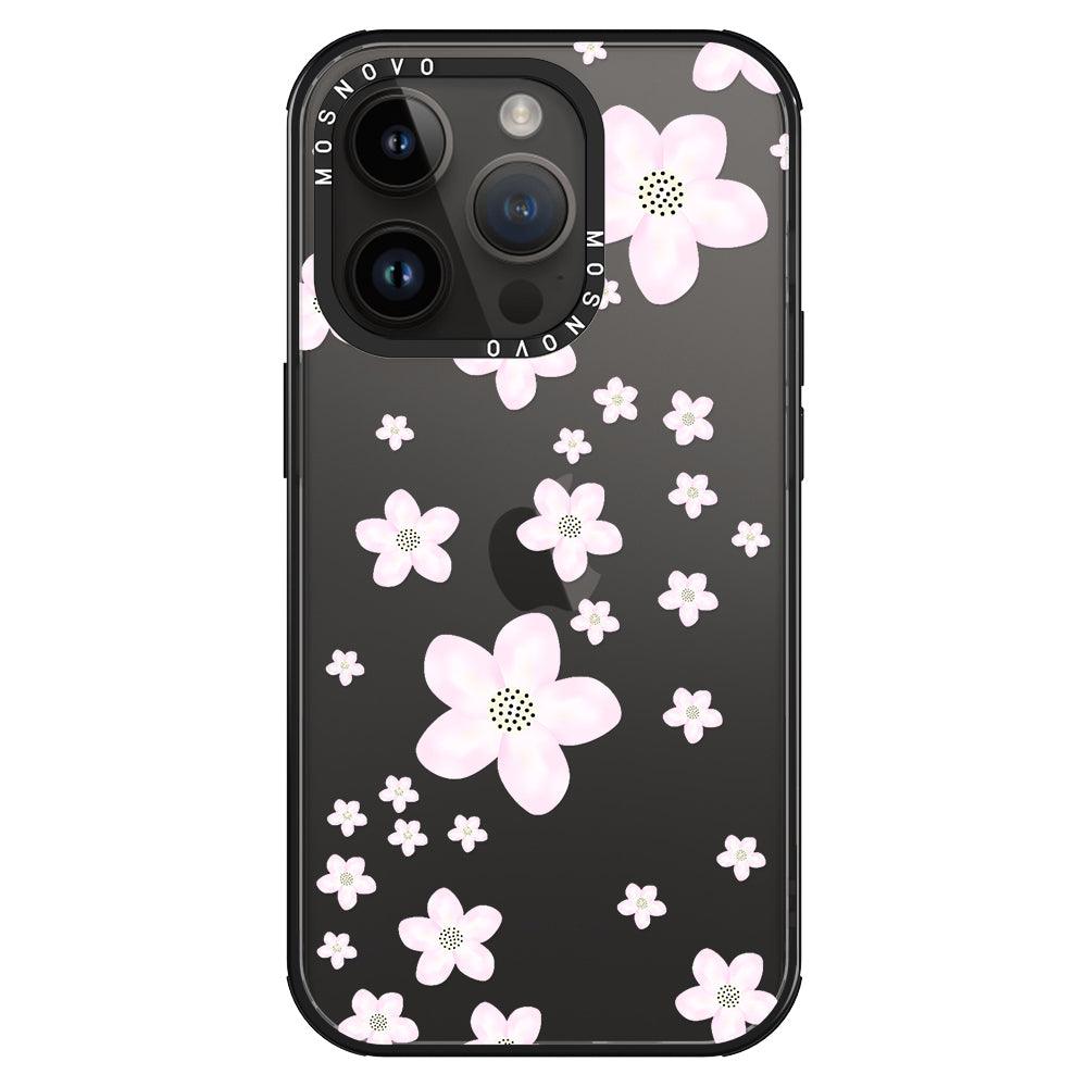 Pink Cherry Blossom Phone Case - iPhone 14 Pro Case - MOSNOVO