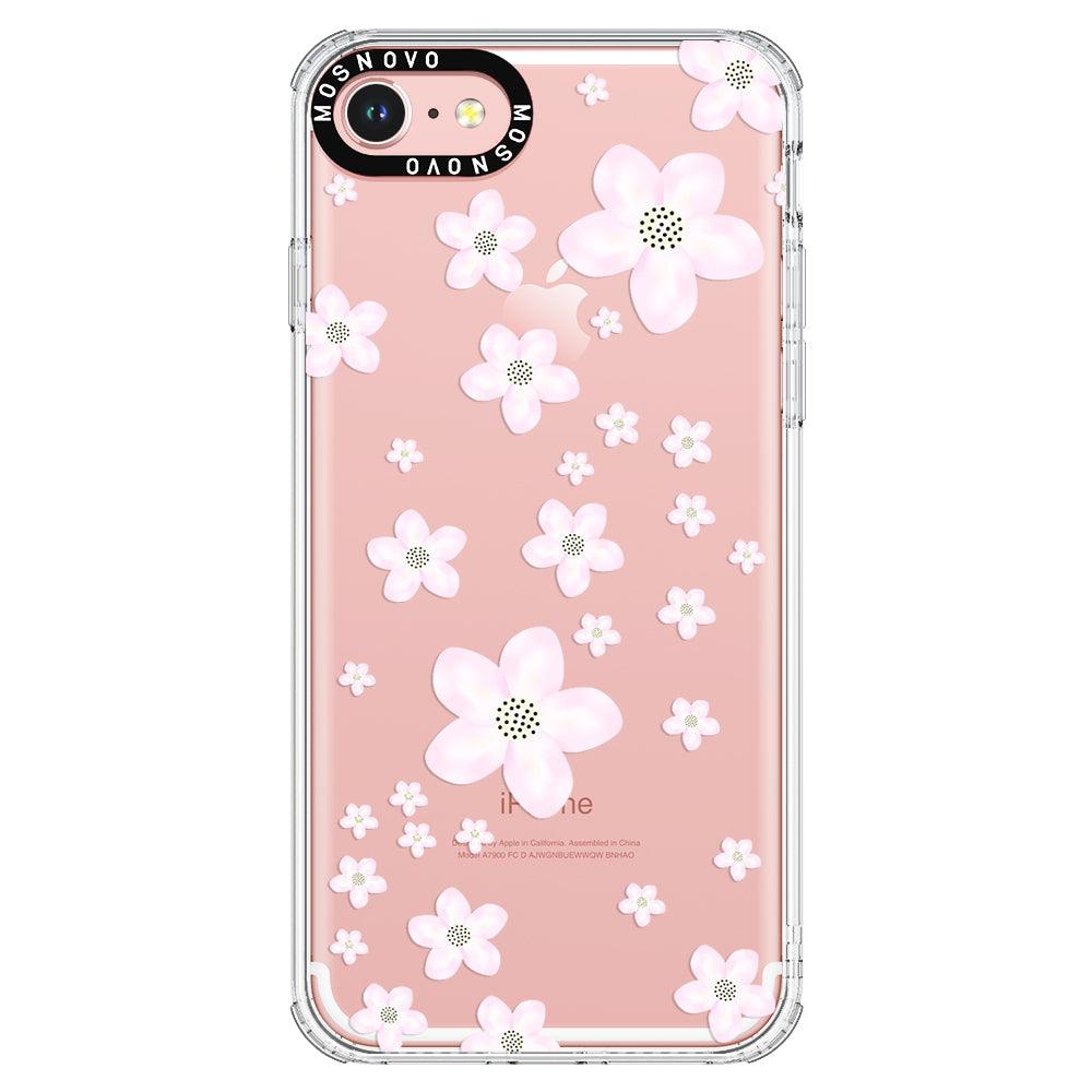Pink Cherry Blossom Phone Case - iPhone 7 Case - MOSNOVO