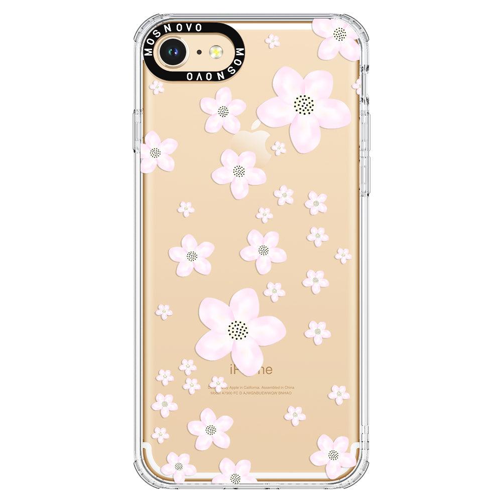 Pink Cherry Blossom Phone Case - iPhone 7 Case - MOSNOVO