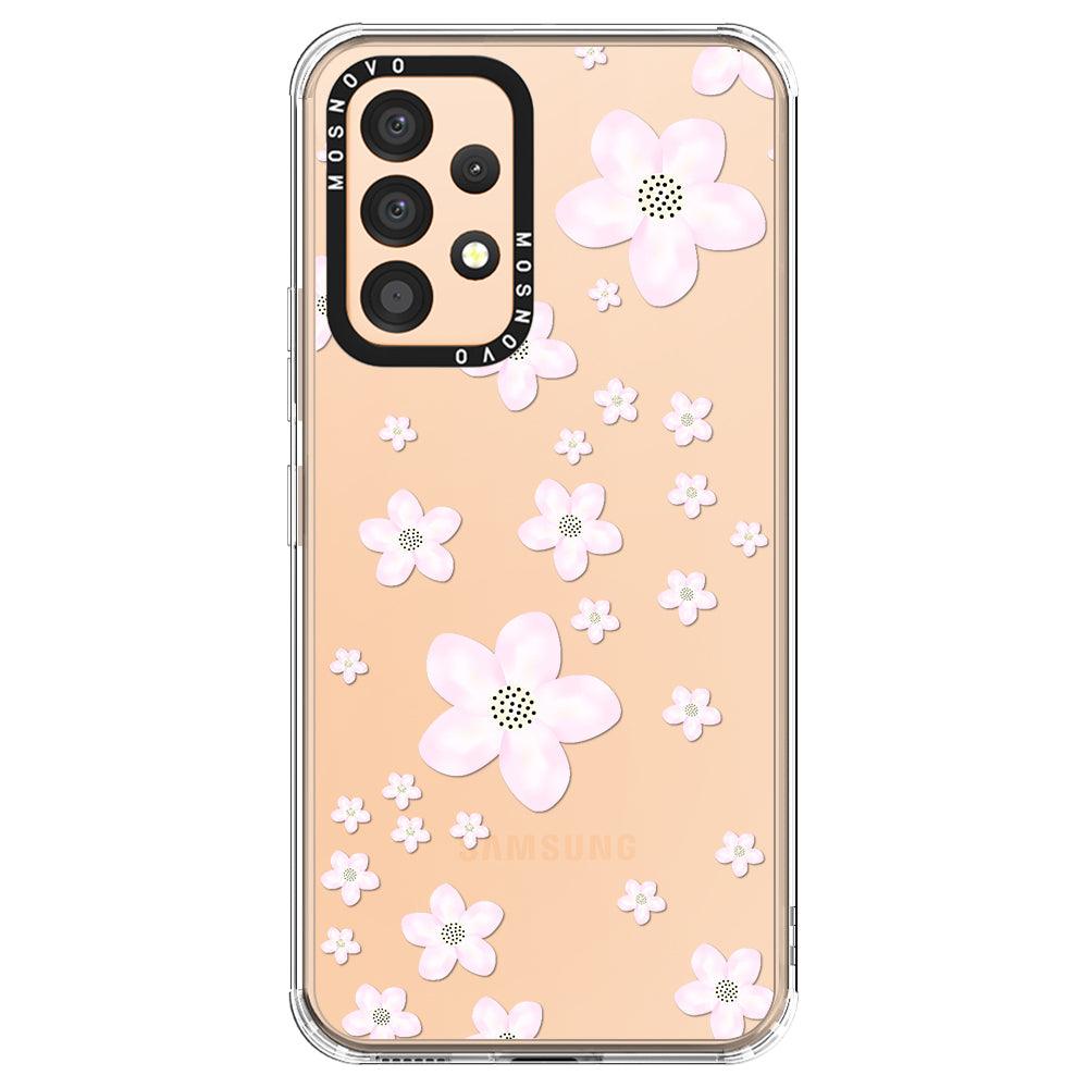 Pink Cherry Blossoms Phone Case - Samsung Galaxy A53 Case - MOSNOVO